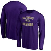 Baltimore Ravens Victory Arch Long Sleeve T-Shirt Purple - NFL