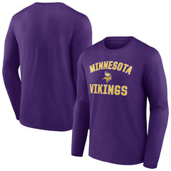 Minnesota Vikings Victory Arch Long Sleeve T-Shirt Purple - NFL