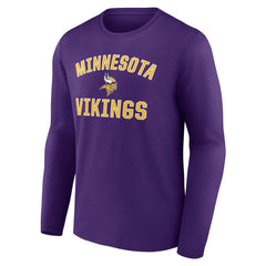 Minnesota Vikings Victory Arch Long Sleeve T-Shirt Purple - NFL