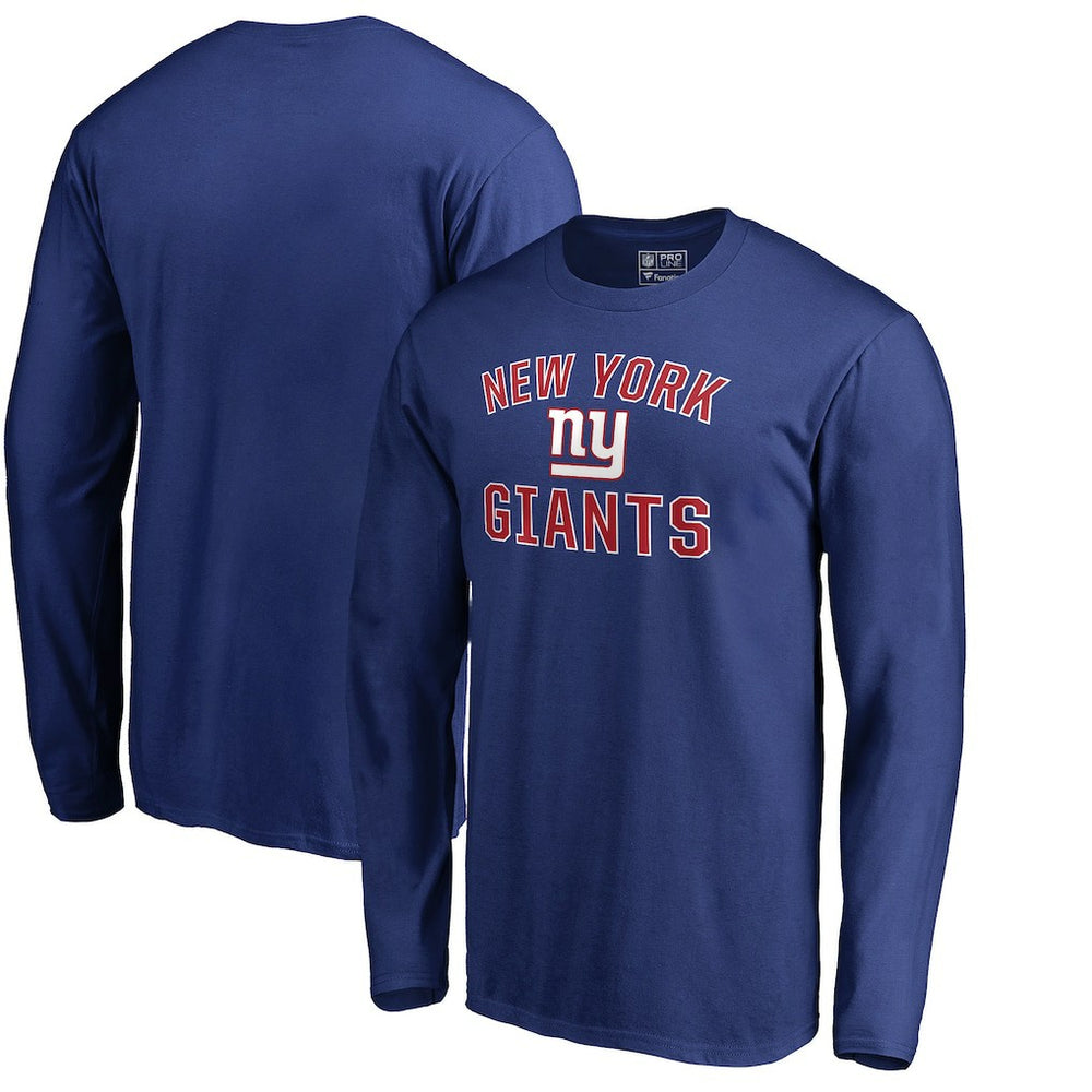 New York Giants Victory Arch Long Sleeve T-Shirt Royal - NFL