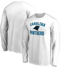 Carolina Panthers Victory Arch Long Sleeve T-Shirt White - NFL