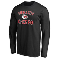 Kansas City Chiefs Victory Arch Long Sleeve T-Shirt Black - NFL