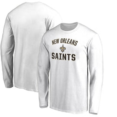 New Orleans Saints Victory Arch Long Sleeve T-Shirt White - NFL