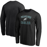 Philadelphia Eagles Victory Arch Long Sleeve T-Shirt Black - NFL