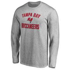 Tampa Bay Buccaneers Victory Arch Long Sleeve T-Shirt Heathered Gray - NFL