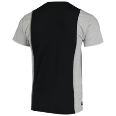 Las Vegas Raiders Refried Apparel Sustainable Upcycled Split T-Shirt Black/Silver - NFL