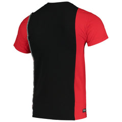 San Francisco 49ers Refried Apparel Sustainable Upcycled Split T-Shirt Black/Scarlet - NFL
