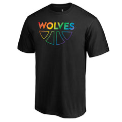 NBA - Minnesota Timberwolves Team Pride Wordmark T-Shirt - Black