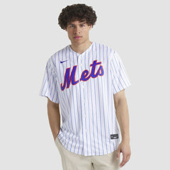 New York Mets Nike Home Replica Team Jersey Lifestyle