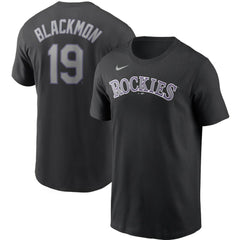 Charlie Blackmon Colorado Rockies Nike Name & Number T-Shirt Sale