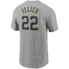 Christian Yelich Milwaukee Brewers Nike Name & Number T-Shirt Near Me