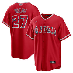 Mike Trout Los Angeles Angels Nike Alternate Replica Player Name Jersey Online