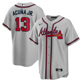 Ronald Acuna Jr. Atlanta Braves Nike Road Replica Player Name Jersey Clearance
