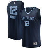 Fanatics - Ja Morant Memphis Grizzlies Replica Fast Break Jersey Navy - Icon Edition
