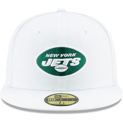 New York Jets New Era Omaha 59FIFTY Fitted Hat White - NFL