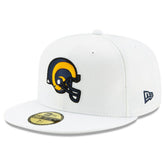 Los Angeles Rams New Era Historic Omaha 59FIFTY Fitted Hat White - NFL