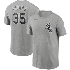 Frank Thomas Chicago White Sox Nike Cooperstown Collection Name & Number T-Shirt Clearance