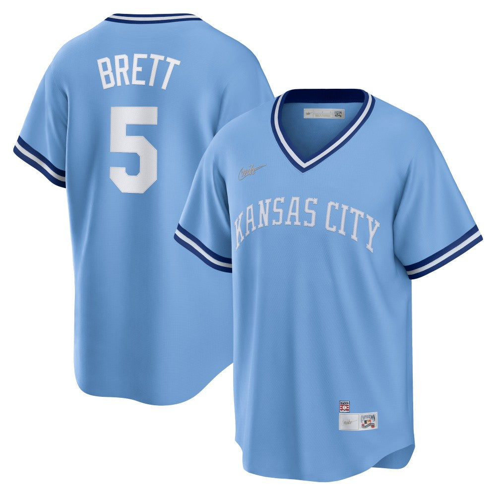 George Brett Kansas City Royals Nike Road Cooperstown Collection Player Jersey discount