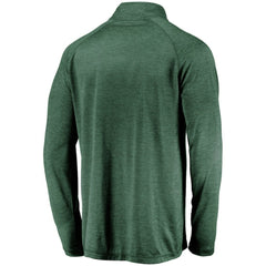 Athletics Fanatics Iconic Striated Primary Logo Raglan Quarter-Zip Pullover Jacket On Sale