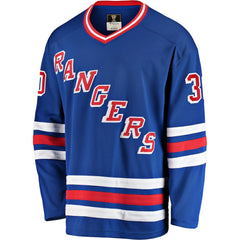 Glenn Healy New York Rangers Fanatics Premier Breakaway Retired Player Jersey Blue