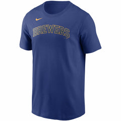 Christian Yelich Milwaukee Brewers Nike Name & Number T-Shirt Lifestyle