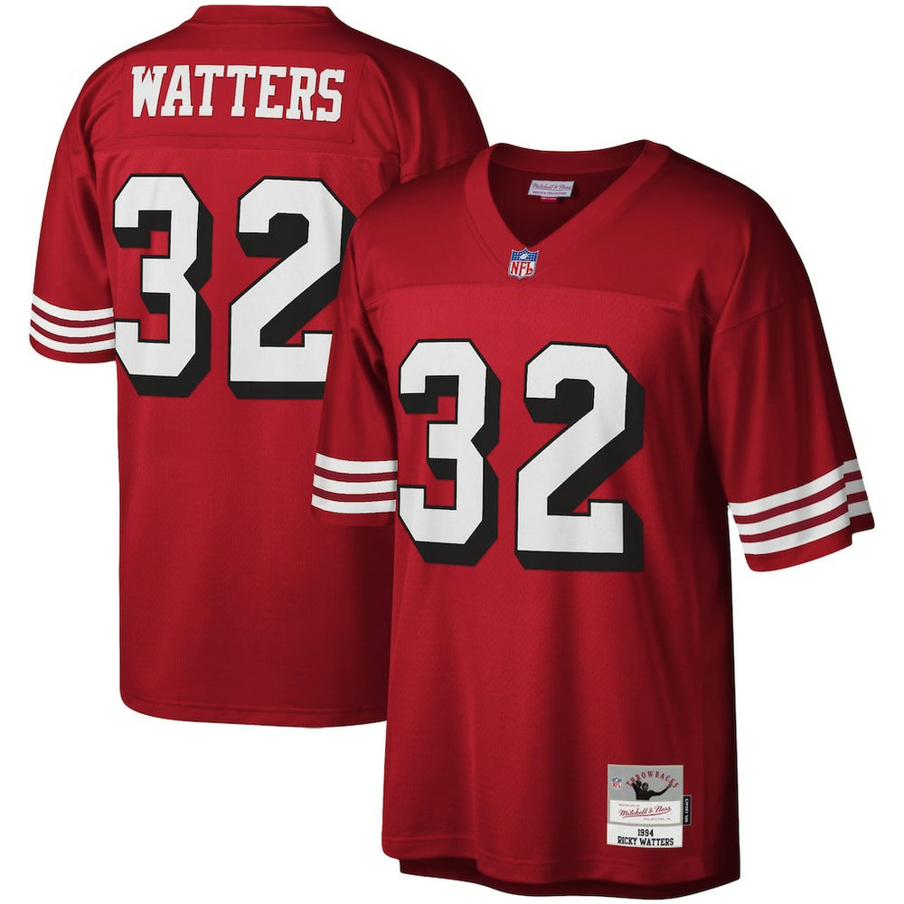 Ricky Watters San Francisco 49ers Legacy Replica Jersey Scarlet - Mitchell & Ness