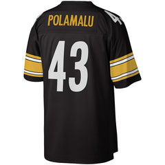 Troy Polamalu Pittsburgh Steelers Legacy Replica Jersey Black - Mitchell & Ness