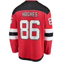 Jack Hughes New Jersey Devils - Fanatics Breakaway Player Jersey Red