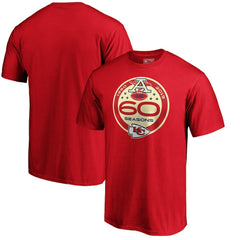 Kansas City Chiefs 60th Season Logo T-Shirt Red - NFL