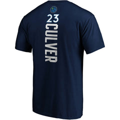 Fanatics - Jarrett Culver Minnesota Timberwolves Playmaker Name & Number Logo T-Shirt - Navy
