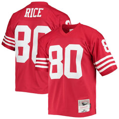 Jerry Rice San Francisco 49ers Legacy Replica Jersey Scarlet - Mitchell & Ness