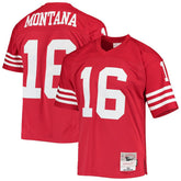 Joe Montana San Francisco 49ers Legacy Replica Jersey Scarlet - Mitchell & Ness