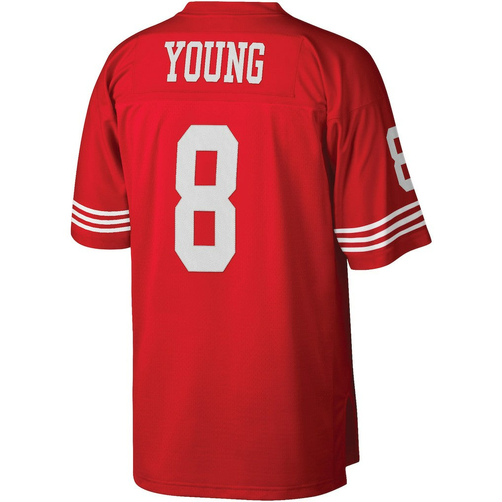 Steve Young San Francisco 49ers Legacy Replica Jersey - Scarlet discount | NFL Jerseys