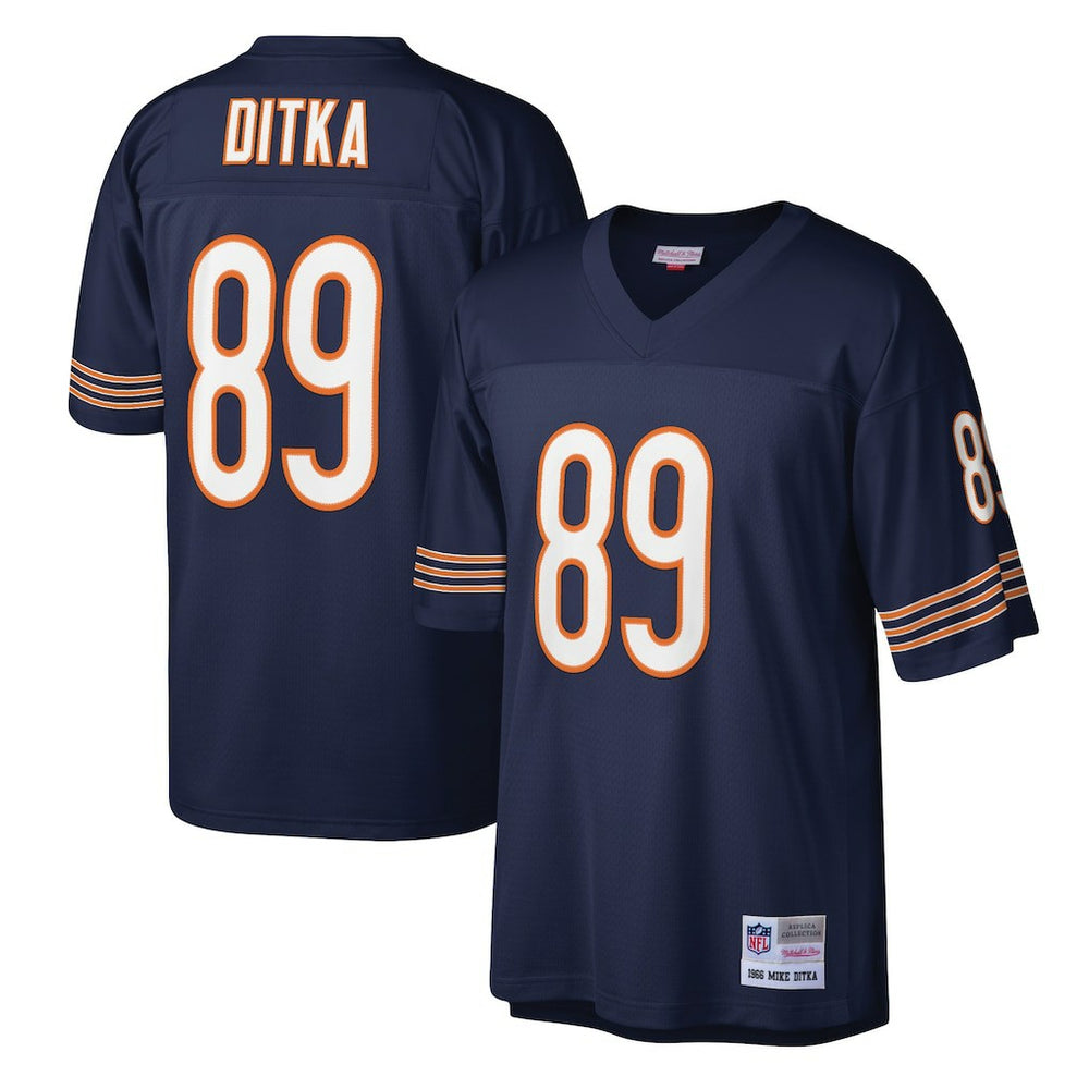 Mike Ditka Chicago Bears Legacy Replica Jersey Navy - Mitchell & Ness
