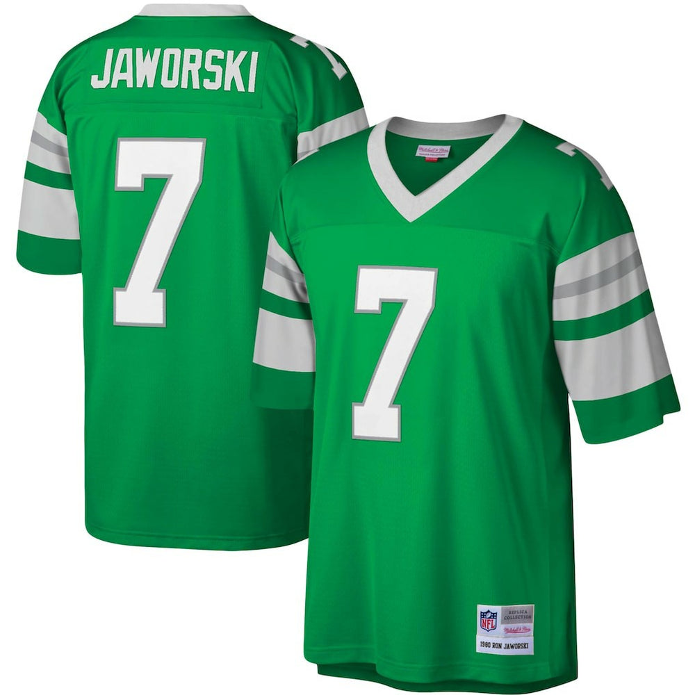 Ron Jaworski Philadelphia Eagles Legacy Replica Jersey Kelly Green - Mitchell & Ness