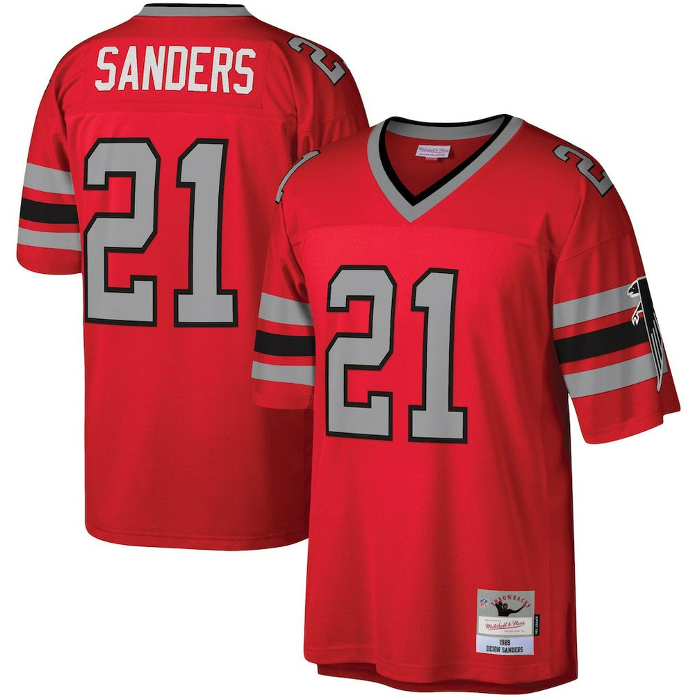 Deion Sanders Atlanta Falcons Legacy Replica Jersey Red - Mitchell & Ness