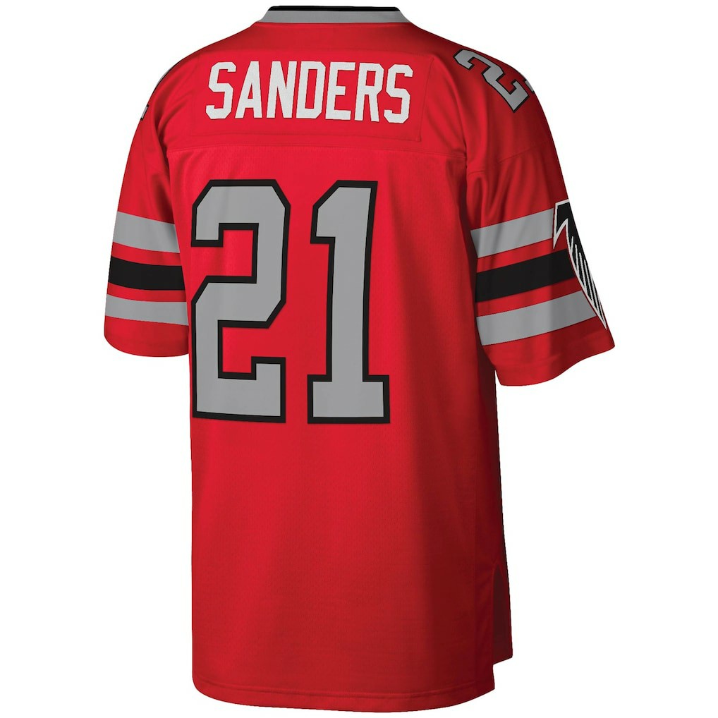 Deion Sanders Atlanta Falcons Legacy Replica Jersey - Red cheap | NFL Jerseys