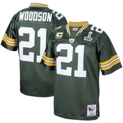 Charles Woodson Green Bay Packers 2010 Authentic Throwback Retired Player Jersey Green - Mitchell & Ness
