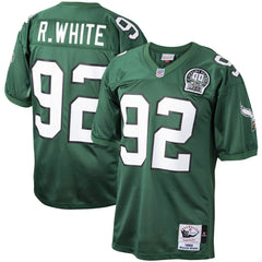 Reggie White Philadelphia Eagles Authentic Throwback Retired Player Jersey Green - Mitchell & Ness