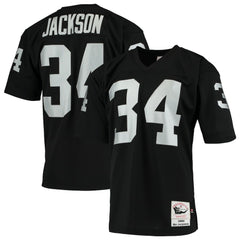 Bo Jackson Las Vegas Raiders 1990 Authentic Throwback Retired Player Jersey Black - Mitchell & Ness