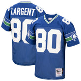 Steve Largent Seattle Seahawks 1985 Authentic Throwback Retired Player Jersey Royal - Mitchell & Ness