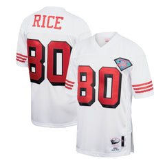 Jerry Rice San Francisco 49ers 1994 Authentic Throwback Retired Player Jersey White - Mitchell & Ness