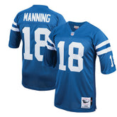 Peyton Manning Indianapolis Colts 1998 Authentic Throwback Retired Player Jersey Royal - Mitchell & Ness