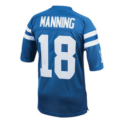 Peyton Manning Indianapolis Colts 1998 Authentic Throwback Retired Player Jersey Royal - Mitchell & Ness