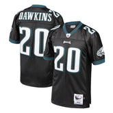 Brian Dawkins Philadelphia Eagles 2003 Authentic Throwback Retired Player Jersey Black - Mitchell & Ness