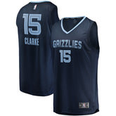 Fanatics - Brandon Clarke Memphis Grizzlies Fast Break Replica Jersey Navy - Icon Edition