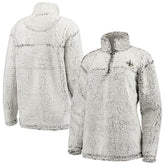New Orleans Saints G-III 4Her by Carl Banks Women's Sherpa Quarter-Zip Pullover Jacket Gray - NFL