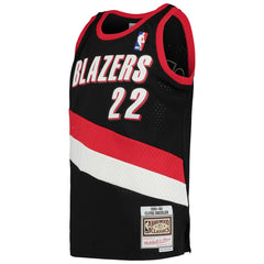 Mitchell & Ness - Clyde Drexler Portland Trail Blazers Youth 1991/92 Hardwood Classics Swingman Jersey - Black