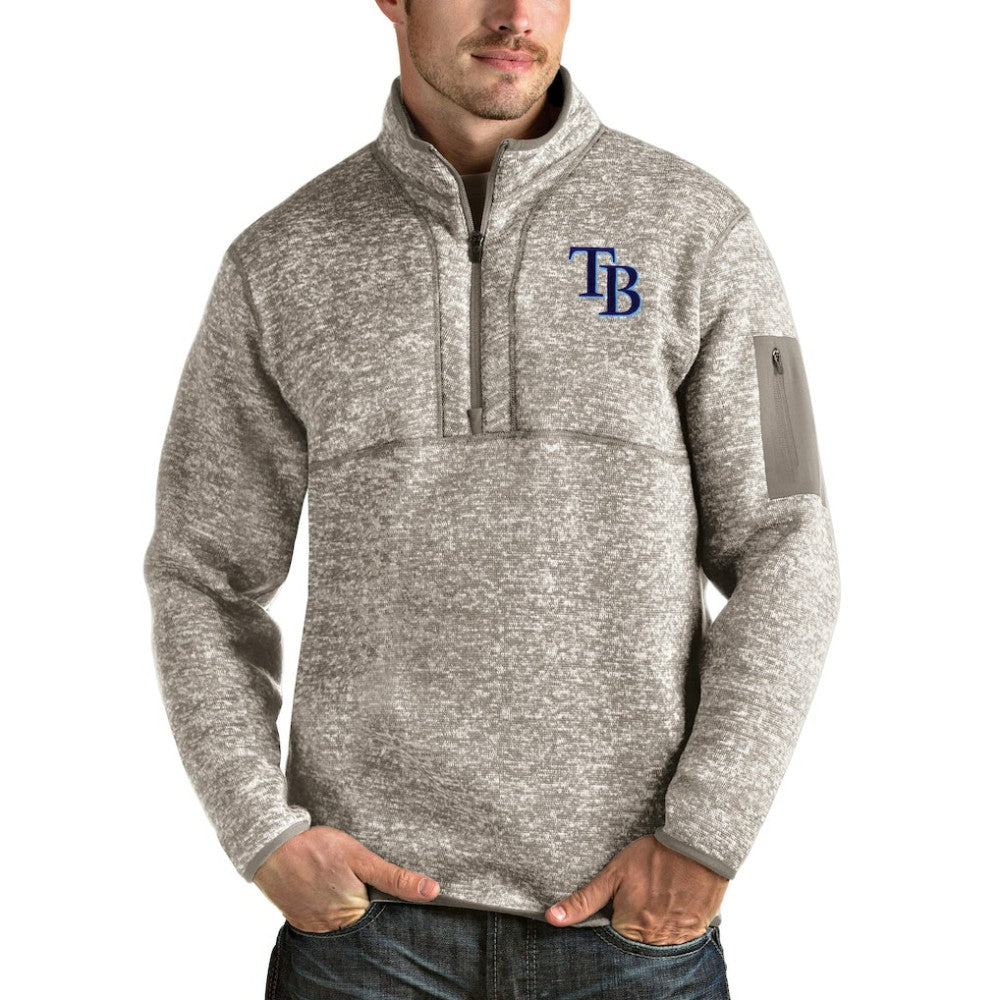 Tampa Bay Rays Antigua Fortune Quarter-Zip Pullover Jacket Clearance
