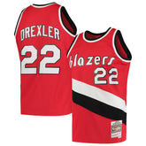 Mitchell & Ness - Clyde Drexler Portland Trail Blazers 1983/84 Hardwood Classics Swingman Jersey - Red